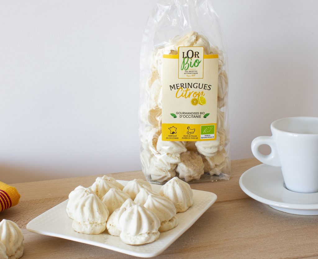 Meringue Bio citron